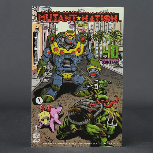 TMNT MUTANT NATION #1 Cvr D IDW Comics 2024 JUL241181 1D (CA) Lawson