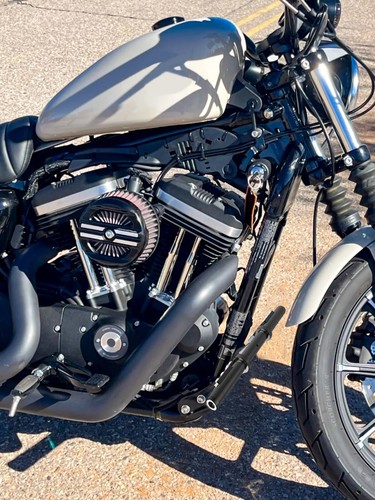 Front Crash Bar Engine Guard for Harley-Davidson Sportster 1200 Iron 883 XL883N - Bild 3 von 10