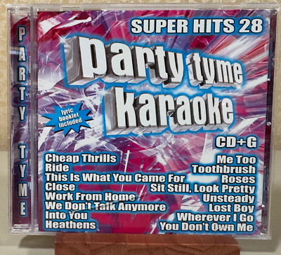 Party Tyme Karaoke: Super Hits, Vol. 28 by Various (CD, 2016) - OPENED