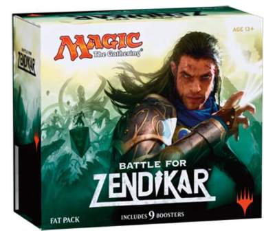 Magic the Gathering Battle for Zendikar Factory Sealed Fat Pack - Brand New
