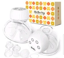 BIOBOO YM-808 Hug Double Wearable Breast Pump- White 2 Pks New