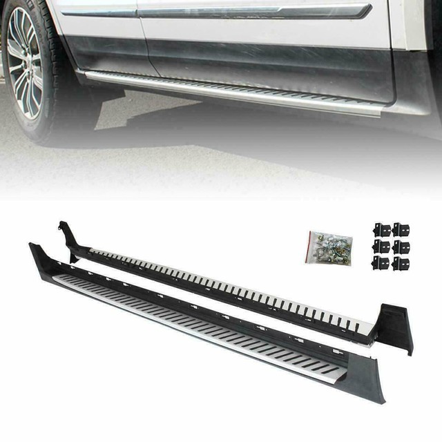 1Pair Running Boards Side Step Nerf Bar Aluminum PP For 20172020