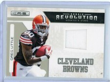 greg little 2011 panini rookie revolution rookies & stars jersey 281/299 browns
