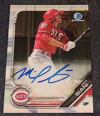 2018 Bowman 1st Chrome MIKE SIANI Prospect RC Autograph Auto #CPA-MS