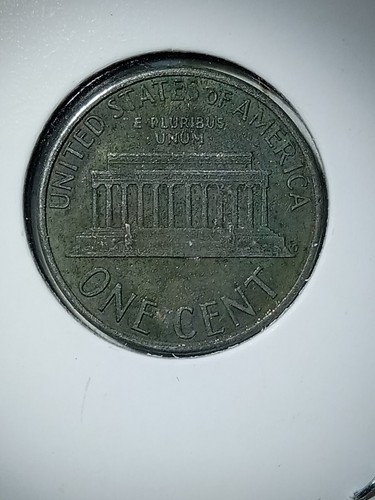 1988 Denver Lincoln Cent With Missing Copper Layer - Picture 3 of 4