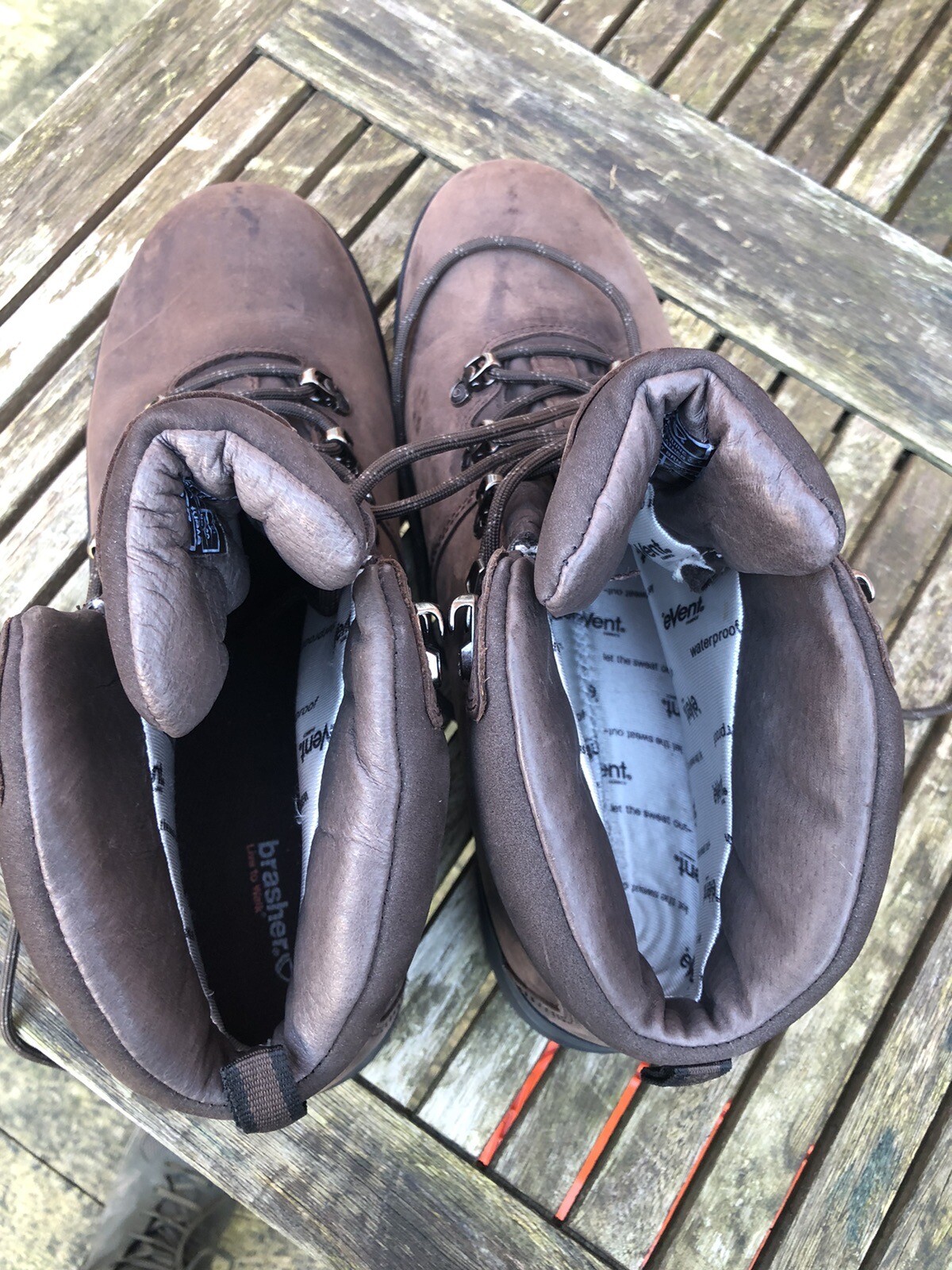 Brasher Mens Country Master Walking Boots Uk 12 Vibram Sole Brown eBay