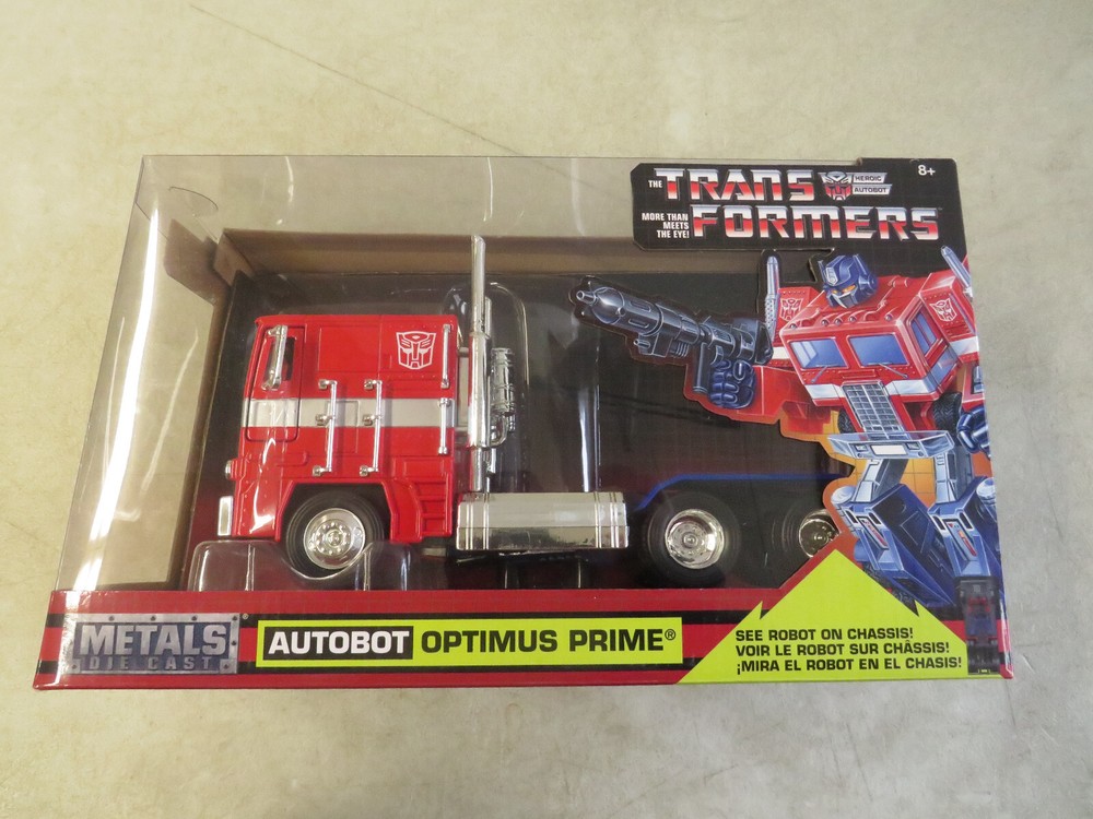 2018 Transformers Autobot Optimus Prime Metal Die-Cast Figure by Jada Toys CIb