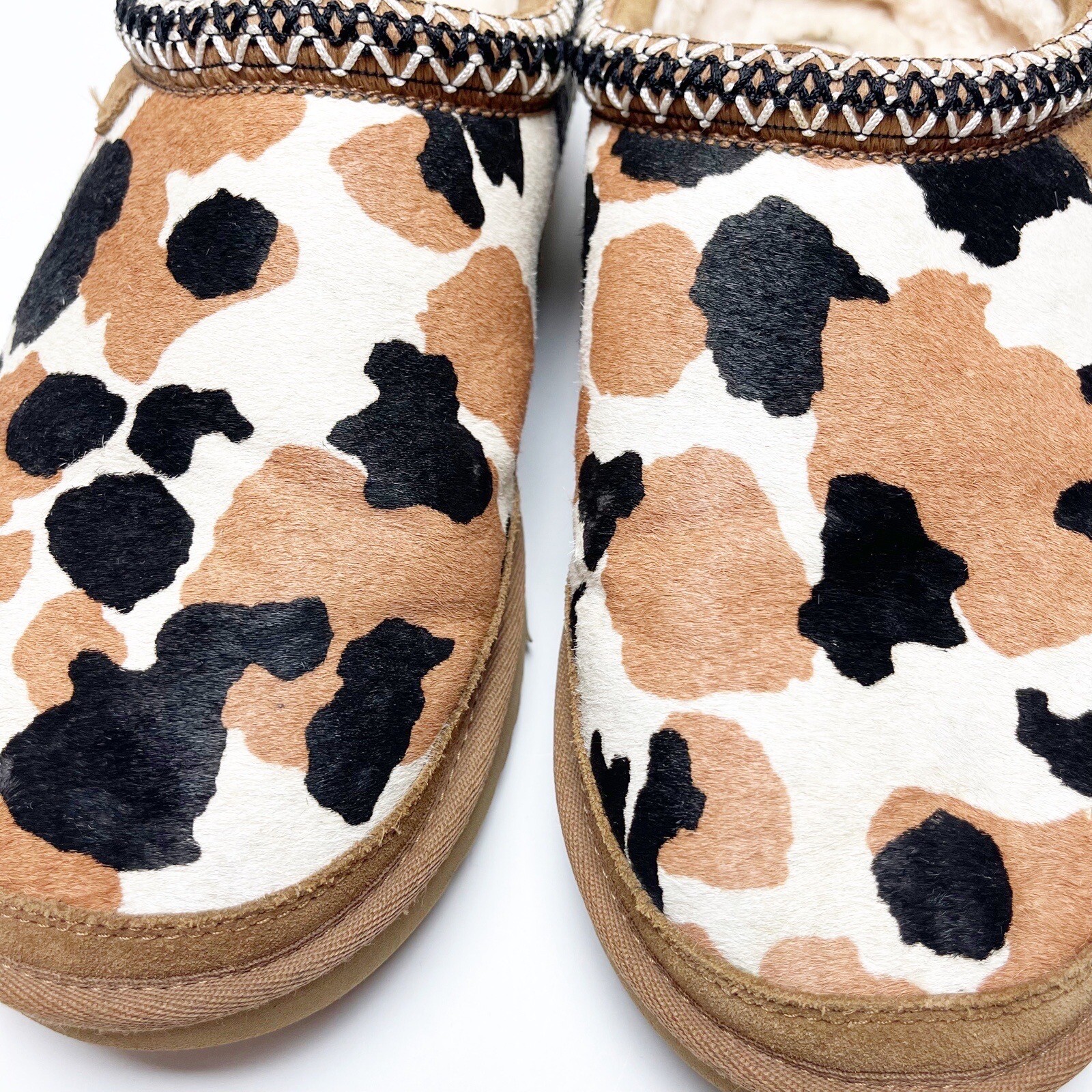 Ugg Tasman Cow Print Mens Slippers eBay