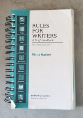 Rules for Writers (4th Edition) by Diana T. Hacker