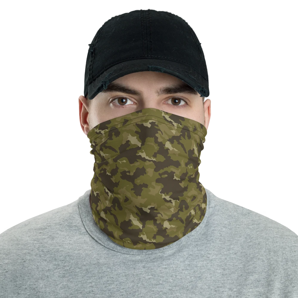 Russian MVD Type 2 Woodland SMK Camouflage Neck Gaiter