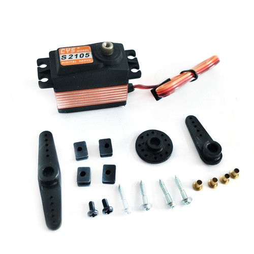 Servo par digital engranaje de titanio 6 kg.cm para avión de radiocontrol barco #CYS-S2105 - Imagen 2 de 10