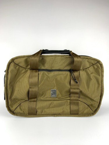 Chrome Briefcase Backpack Zipper Green Cycling Travel Pack Laptop Messenger Bag
