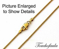 14k Solid Yellow Gold Sparkling Diamond Cut Tornado Chain 16 Inches 2.1 Grams 14k Solid Yellow Gold Sparkling Diamond Cut Tornado Chain 16 Inches 2.1 Grams