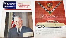 United States (US News & World Report) Magazine-June 1950--Great Ads FBI/Commies
