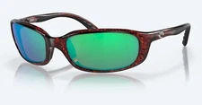 Costa Del Mar Brine Tortoise / Green Mirror Polarized Glass 580G - BRAND NEW
