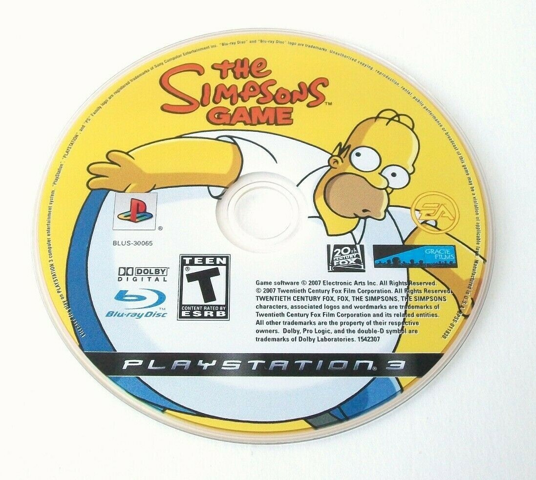 The Simpsons Game - Ps3 (envio Em Até 24h