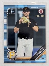 2019 Bowman Jared Triolo 1st Bowman Sky Blue /499 #BD-161 Pittsburgh Pirates
