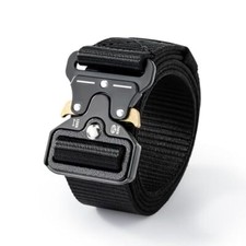 Tactical Belt Military Style Work Hiking Riggers Web Nylon Belts with Quick