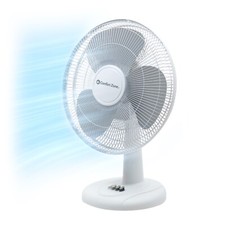 Comfort Zone Oscillating Table Fan 12 Inches 3 Speeds Adjustable Tilt White Comfort Zone Oscillating Table Fan 12 Inches 3 Speeds Adjustable Tilt White