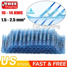 300/100PCS Heat Shrink Butt Wire Splice Connectors Crimp Terminal Waterproof Kit