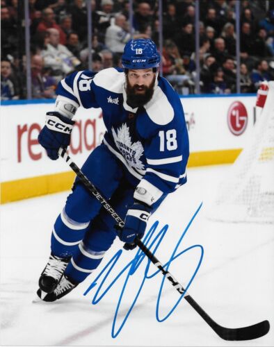 Photo dédicacée 8x10 signée Jordie Benn Toronto Maple Leafs #2 originale - Photo 1/2