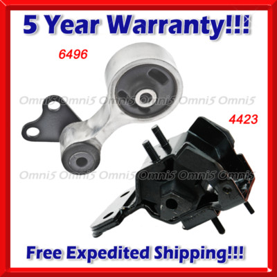 K827 Fit 2003-2006 Mazda 6 3.0L AUTO, Torque Strut Rear & Trans Mount Set 2PCS