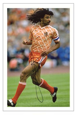 Photo Autographe Signée Ruud Gullit - Avec Certificat D'authenticité, Souvenir Foot Hollande