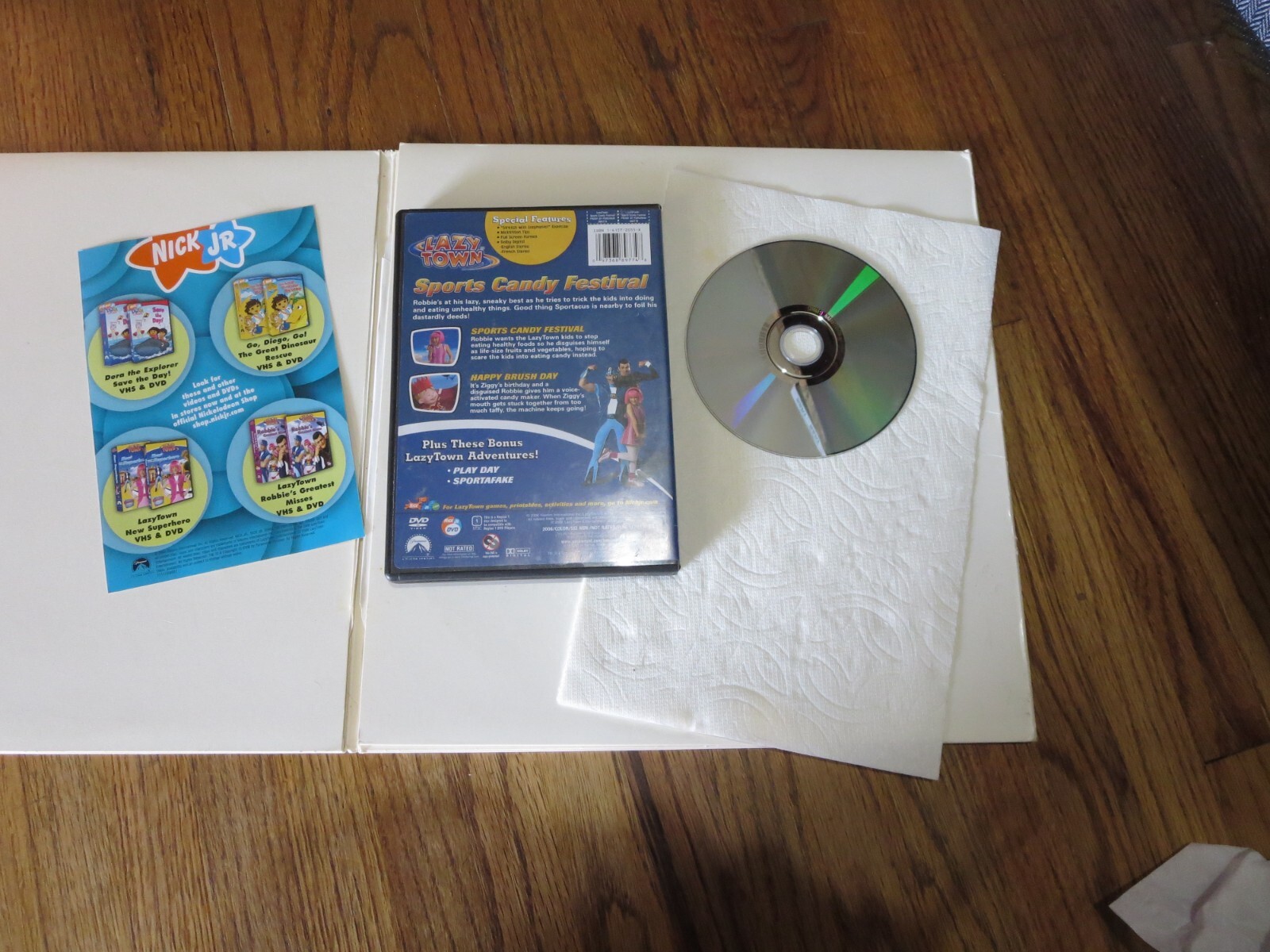 LAZY TOWN Sports Candy Festival (DVD, 2006, FS) LIKE NEW w/Insert