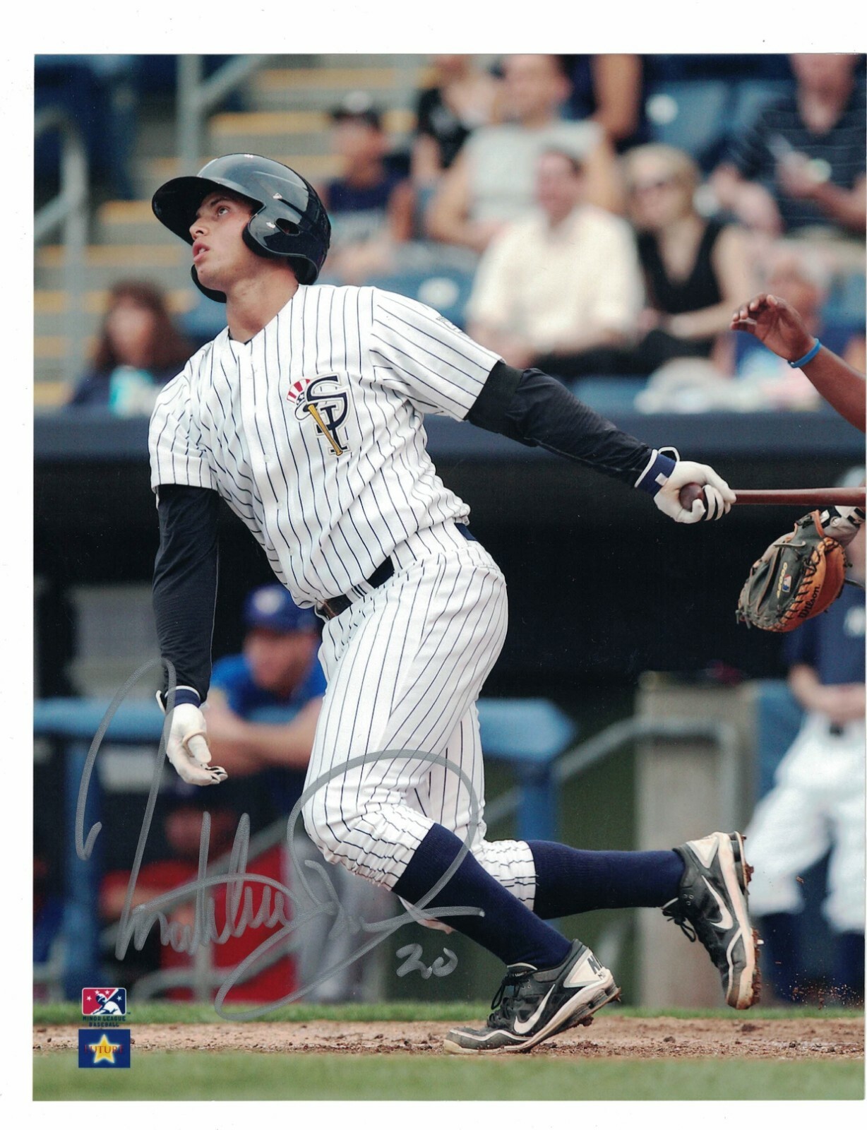 OFFicial Matt Duran Staten Island Yankees Signed 8" x 10" Photo W Our
