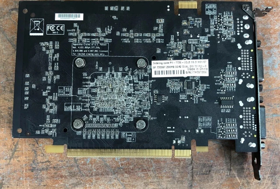 Mac Pro 1st Gen NVIDIA GeForce 7300 GT 256MB PCIe Graphics Card - High Quality - Image 2 of 4