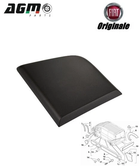 Leiste Finish Im Freien Links Original fiat Ducato 250 735684288 