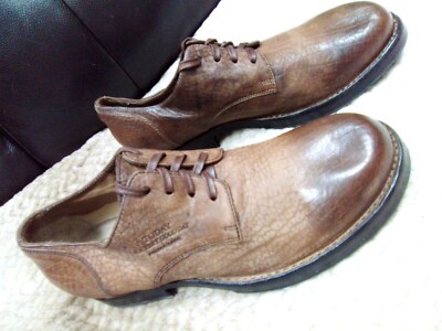 Primabase 28212 Shoes Mens 41 8.5 Leather Lace Up Oxford Dress Shoes EUC Italy