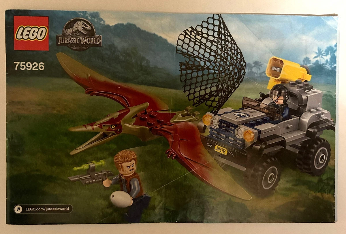 Lego jurassic world pteranodon chase instructions new arrivals
