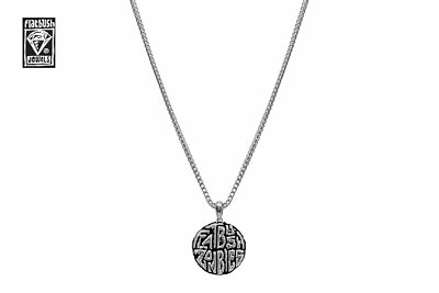 Flatbush Zombies FBZ Circle Chain Black Silver, New