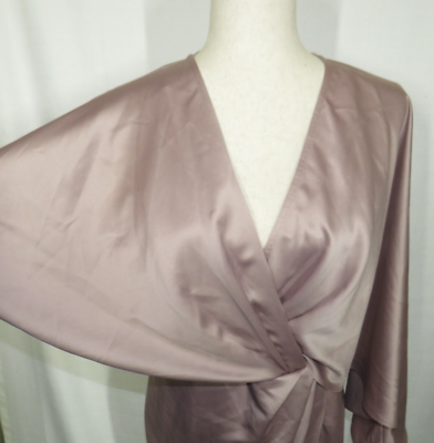 ASOS Dusty Rose Satin Asymmetric Draped Faux Wrap Front Split Midi Dress Size 12 | eBay ASOS Dusty Rose Satin Asymmetric Draped Faux Wrap Front Split Midi Dress Size 12 | eBay