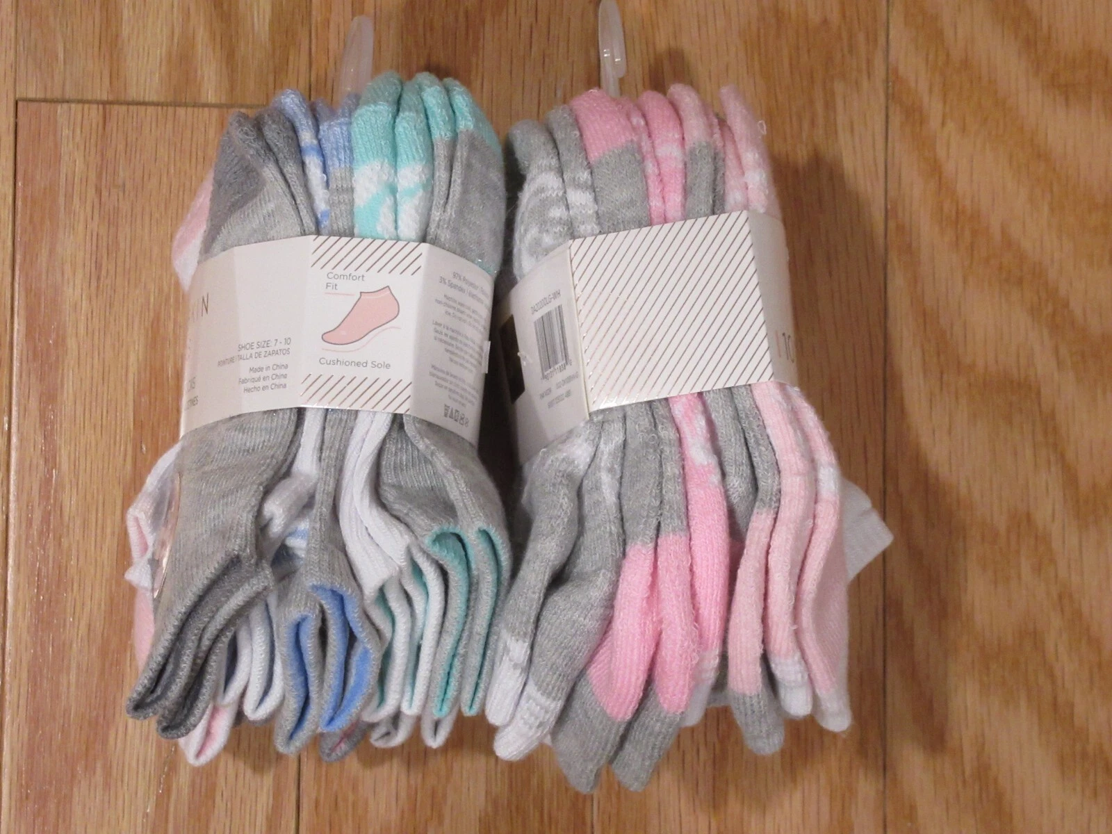 Danskin ~ 20 PAIRS ~ Toddler Girls Logo No Show Athletic Socks Lot ~NEW WITH TAG