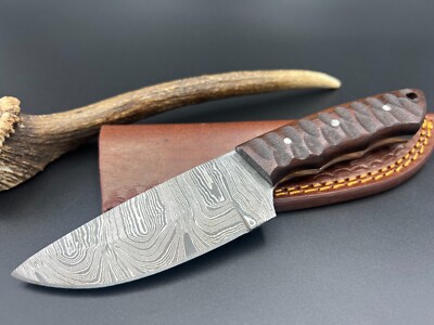 Damastmesser Jagdmesser Taschenmesser Messer Bowie Damast Skinner Damascus #20