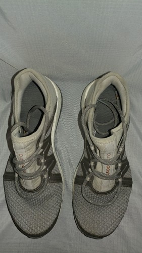 Woman's Adidas Pure Boost X Grey Mesh Size 7 Running Trainers - Picture 4 of 7
