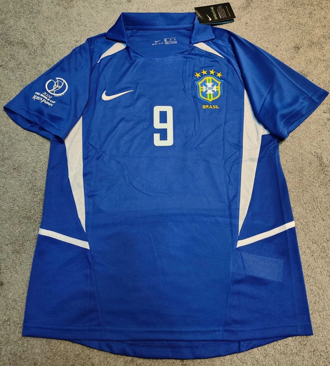 2002 World Cup Brazil Vintage Soccer Jersey - Nike - Palestine