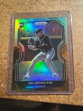 2021 Panini Prizm Baseball Cosmic Haze Prizm # 178 Ha-Seong Kim RC