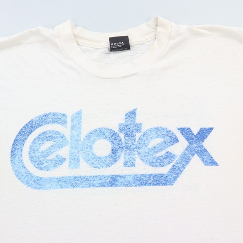 Camiseta de trabajo delgada de papel vintage de los 90 para hombre grande madera Celotex descolorida grunge suave - Imagen 7 de 11