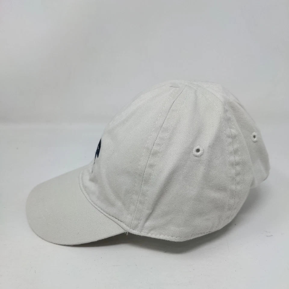 Sombrero ajustado elástico para bebé azul marino antiguo tostado M 6-12 meses bronceado bordado Foto 3 de 4