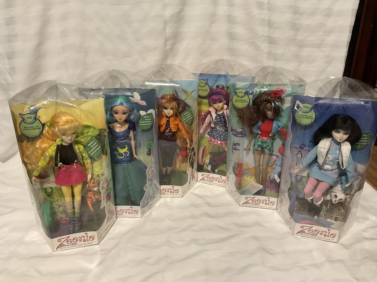 Lot Of 6 Zeenie Doll Evee Sini Kazumi Lina Zennia Yana Dolls New In Box Lot Of 6 Zeenie Doll Evee Sini Kazumi Lina Zennia Yana Dolls New In Box