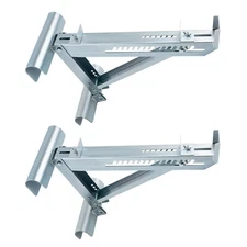 2pcs Ladder Jack Scaffold Extension Kit 2-Rung up to 20 inch Stable Adjustable