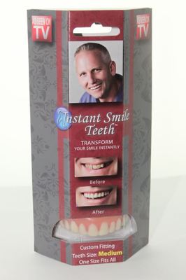 Instant Smile Teeth DELUXE MEDIUM TOP VENEERS Dr. Bailey's Cosmetic Oral Acrylic