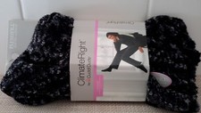 Climate Right by Cuddl Duds Womens Plushfill Lounge Crew Socks Speckled Gray NWT