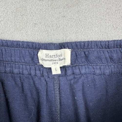 Hartford Jogger Jogginghose Damen 1 dunkelblau Baumwolle Wolle spitz zulaufendes Bein - Bild 11 von 22