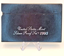 1993 United States SILVER Mint Proof Set (S)- 5 coins with COA