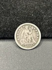 1853 Seated Liberty Half Dime w/ Arrows US Coin D35