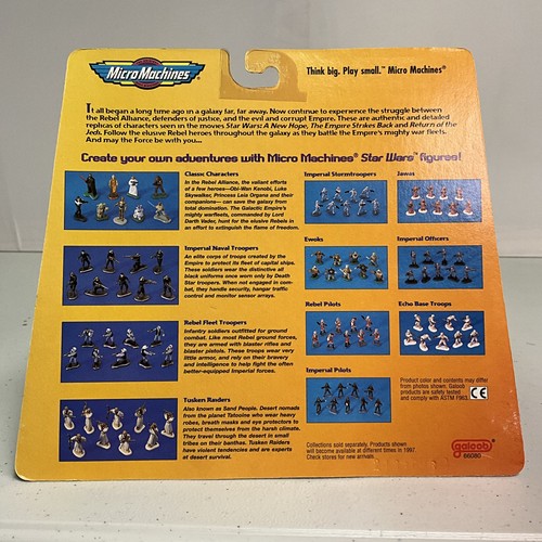 Star Wars Micro Machines: Set 9 Figure Classiche, Han, Luke, Vader, Yoda, Leia E Altri - 4